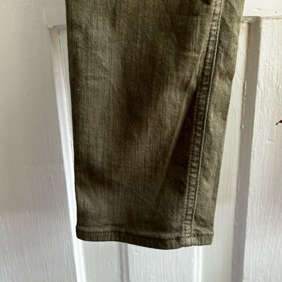 Rag & Bone Skinny Jeans Dist Army Green Stretch Denim - Picture 6 of 10